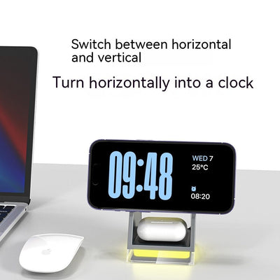 Touch Magnetic Three - In - One Wireless Charger - Zambeel