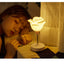 Touch Rose Usb Night Light Creative Bedroom Silicone - Zambeel