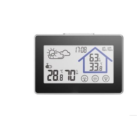 Touch Screen Indoor and Outdoor Electronic Thermometer and Hygrometer Wireless Thermometer and Hygrometer - Zambeel