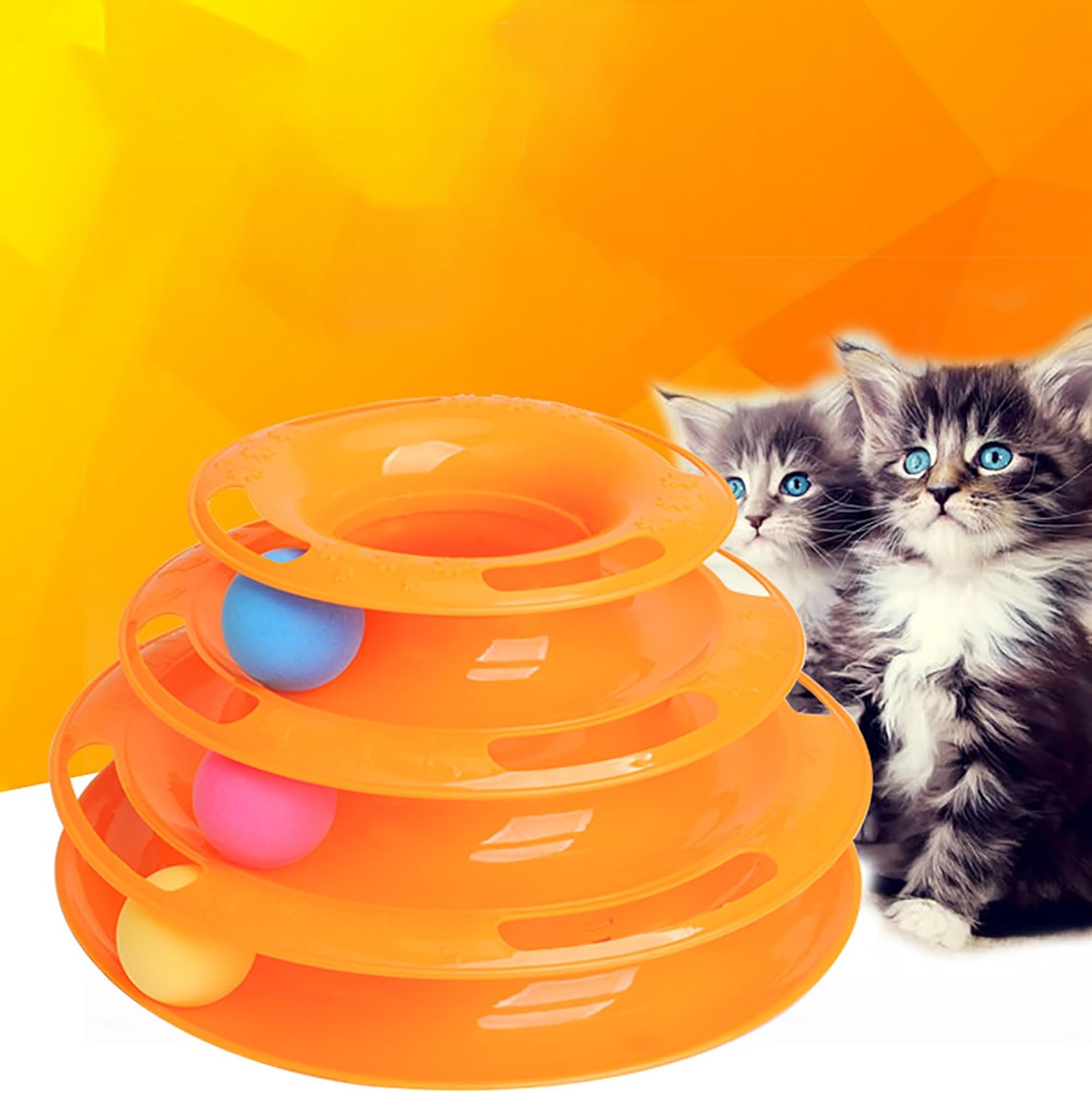 Tower of Track Cat Toy - Zambeel