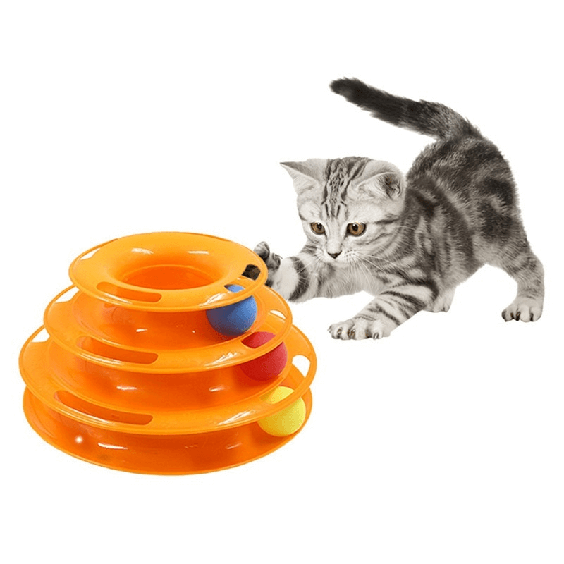Tower of Track Cat Toy - Zambeel