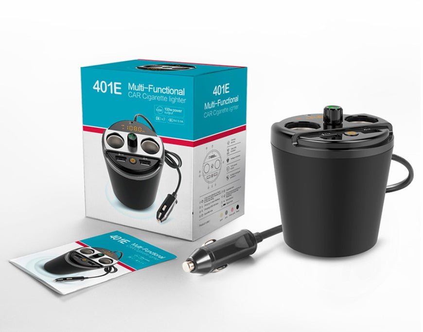 Transmitter Bluetooth Car Music MP3 Player Free Hands Cup Holder - Zambeel