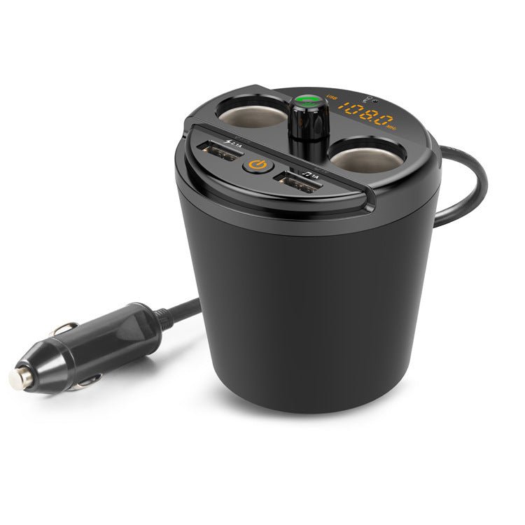 Transmitter Bluetooth Car Music MP3 Player Free Hands Cup Holder - Zambeel