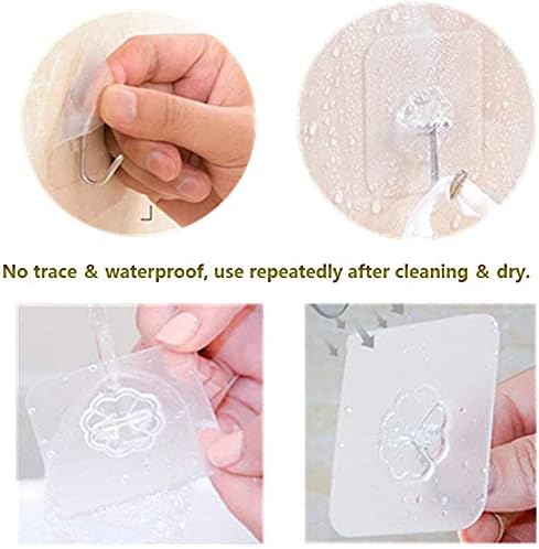 Transparent Adhesive Wall Hooks - Zambeel