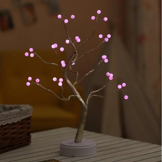Tree Light Touch Switch Pearl Star Night Light - Zambeel