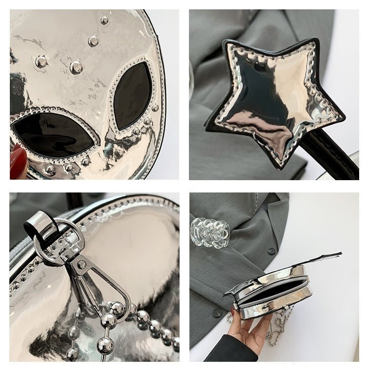 Trend Special - interest Design Shiny Fashion Shoulder Popular Messenger Bag - Zambeel