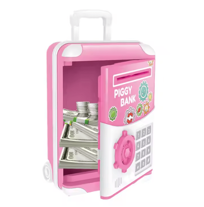Trolley Case Electronic Piggy Bank - Zambeel