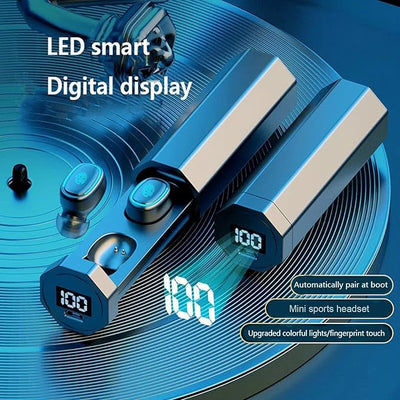 True Wireless Earbuds with Digital Display - Zambeel