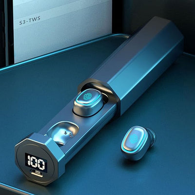 True Wireless Earbuds with Digital Display - Zambeel