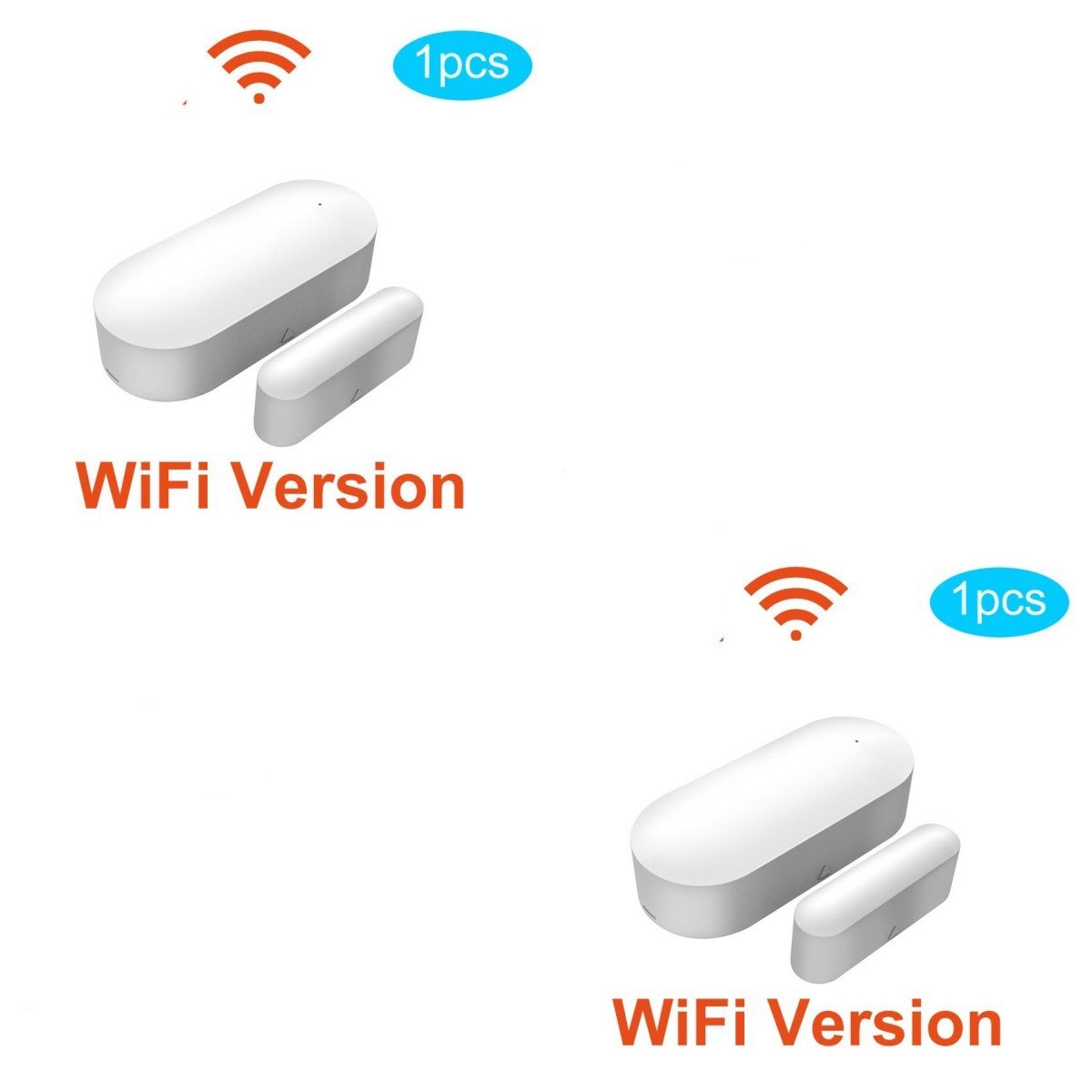 Tuya Wifi Smart Door Magnetic Anti - theft Alarm App Push - Zambeel