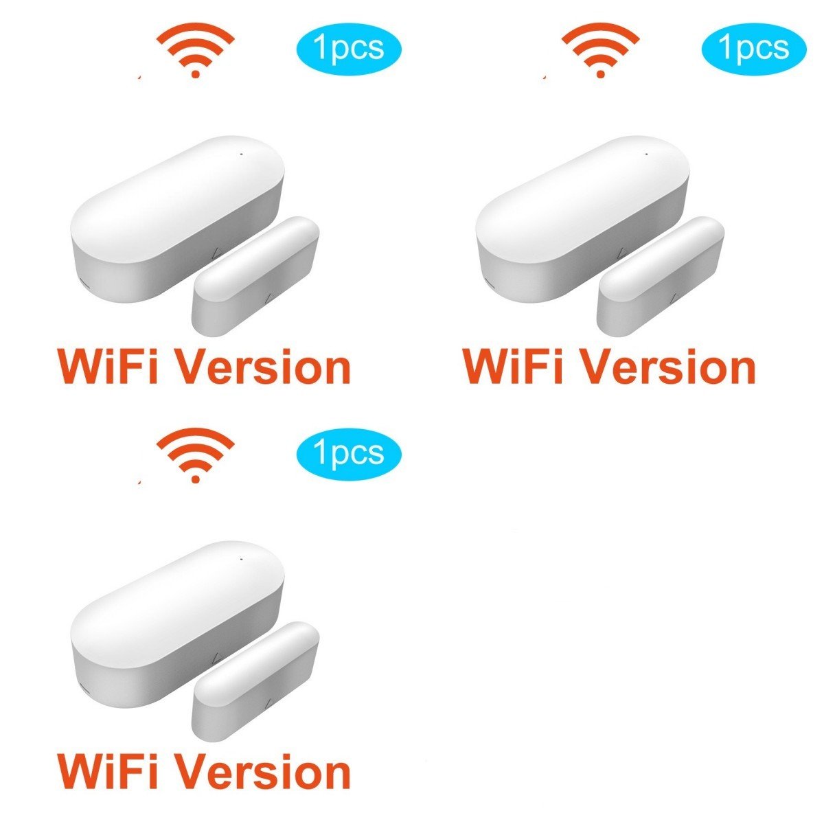 Tuya Wifi Smart Door Magnetic Anti - theft Alarm App Push - Zambeel