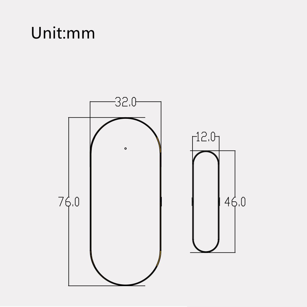 Tuya Wifi Smart Door Magnetic Anti - theft Alarm App Push - Zambeel
