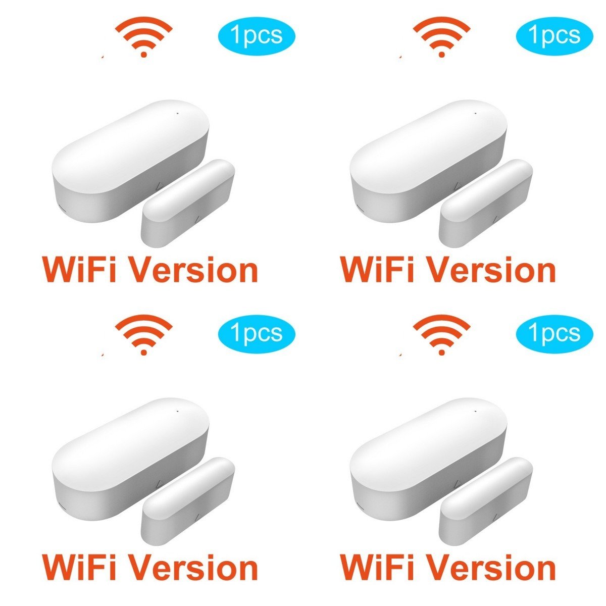 Tuya Wifi Smart Door Magnetic Anti - theft Alarm App Push - Zambeel