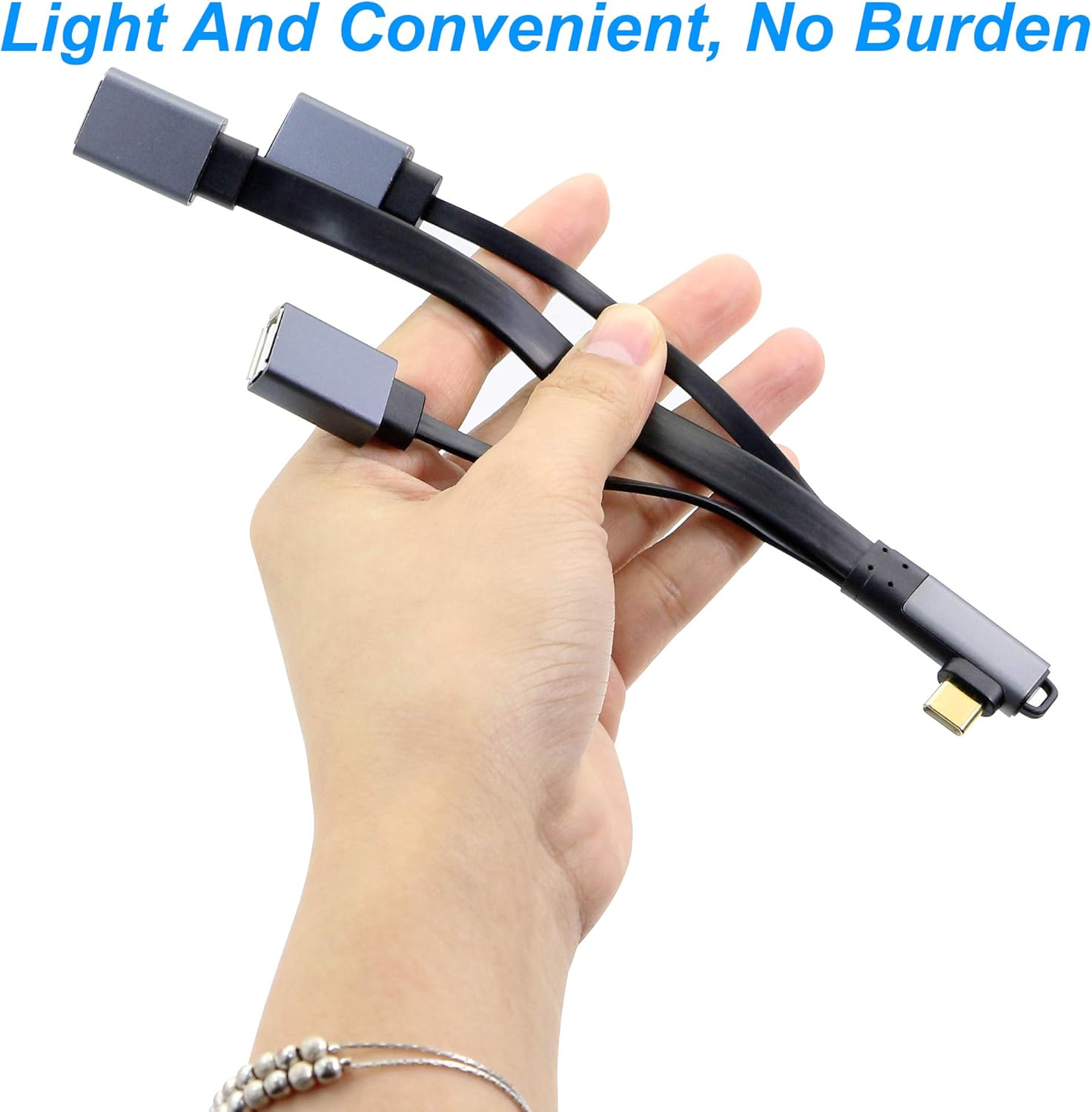 Type C Male to 3 Port USB - Zambeel