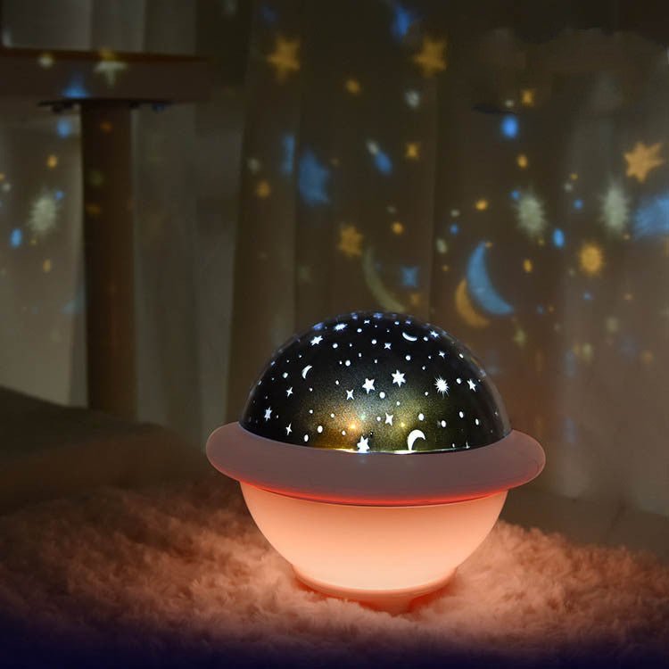 UFO Starry Sky Light Projection Light LED Night Light Creative Romance - Zambeel