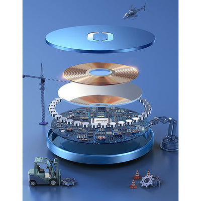 Ultra - Thin Magnetic Wireless Charger New 15W Charger - Zambeel