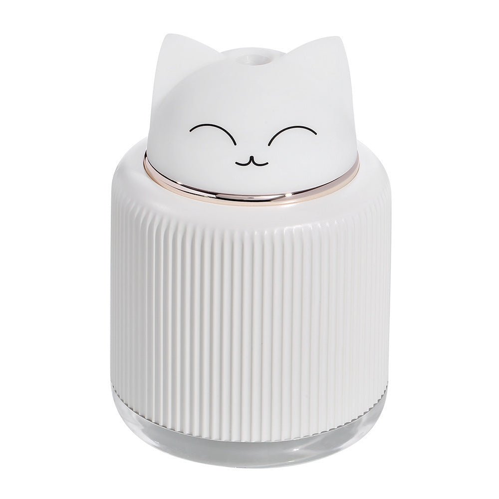 Ultrasonic Air Humidifier for Home Office Cartoon Rabbit 250ML USB Essential Oil Diffuser LED Light Lamp - Zambeel