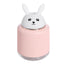 Ultrasonic Air Humidifier for Home Office Cartoon Rabbit 250ML USB Essential Oil Diffuser LED Light Lamp - Zambeel