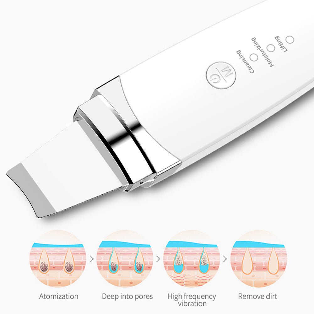Ultrasonic Peeling Electromechanical Beauty Instrument Facial Cleanser Cleaner - Zambeel