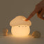 UNew Mushroom Small Night Lamp Cute Silicone Sleeping Timing Night Light Bedside Interesting Charging Ambience Light Room Decor Home Decor - Zambeel