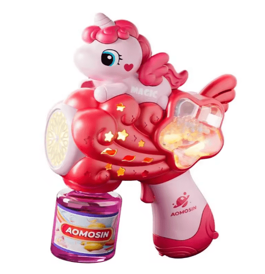 Unicorn Snowflake Bubble Gun - Zambeel