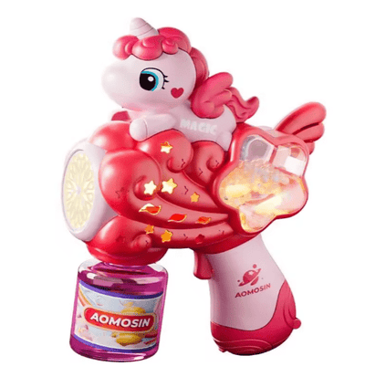Unicorn Snowflake Bubble Gun - Zambeel