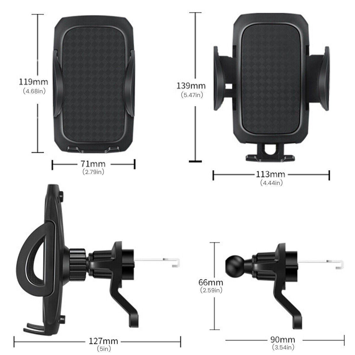 Universal Mobile Car Phone Holder Air Vent Mount Cradle Stand UK - Zambeel