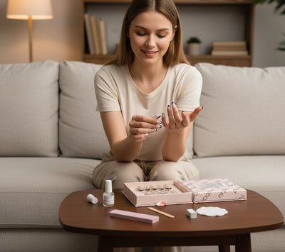 Febble - Golden Glam Luxe Press-On Nails (Original)