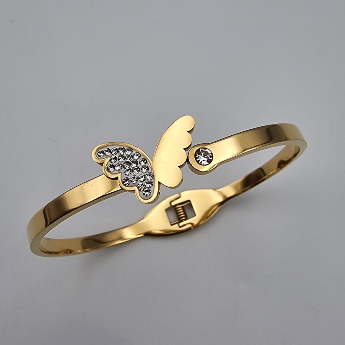Crystal Wing Bangle