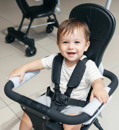 4-in-1 Baby Folding Tricycle Stroller ©