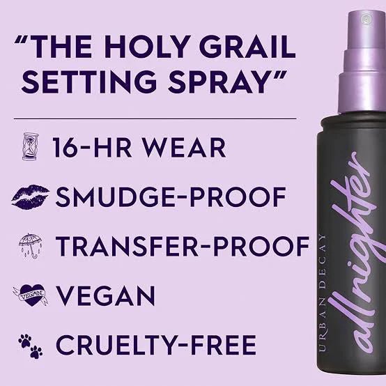 Urban Decay - All Nighter Long - Lasting Makeup Setting Spray (Original) © - Zambeel
