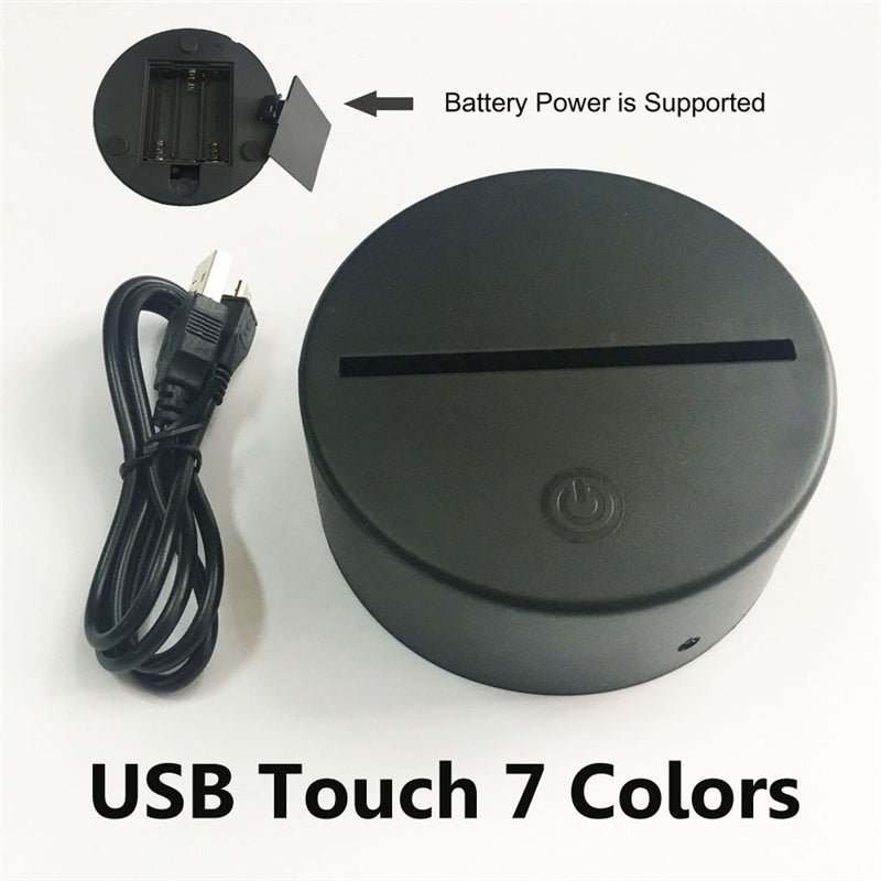 USB Night Light 3D Earth Globe Table Lamp RGB Creative - Zambeel