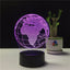 USB Night Light 3D Earth Globe Table Lamp RGB Creative - Zambeel