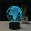 USB Night Light 3D Earth Globe Table Lamp RGB Creative - Zambeel