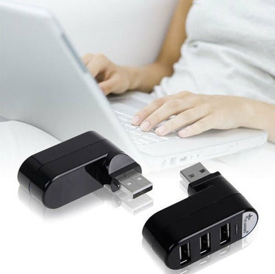 USB Splitter USB Hub Splitter Multi - Interface Spin Color 2.0 High Speed Expansion Hub - Zambeel