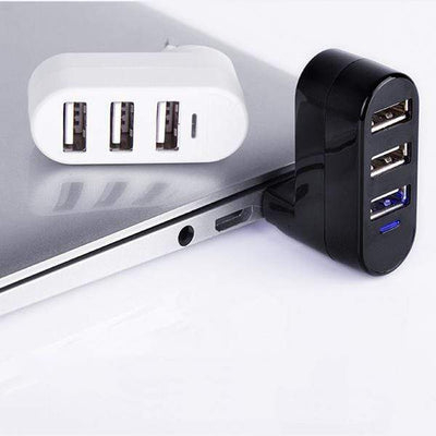 USB Splitter USB Hub Splitter Multi - Interface Spin Color 2.0 High Speed Expansion Hub - Zambeel