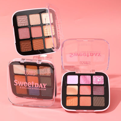 Ushas - Sweetday 9 Colors Eyeshadow (Original) - Zambeel