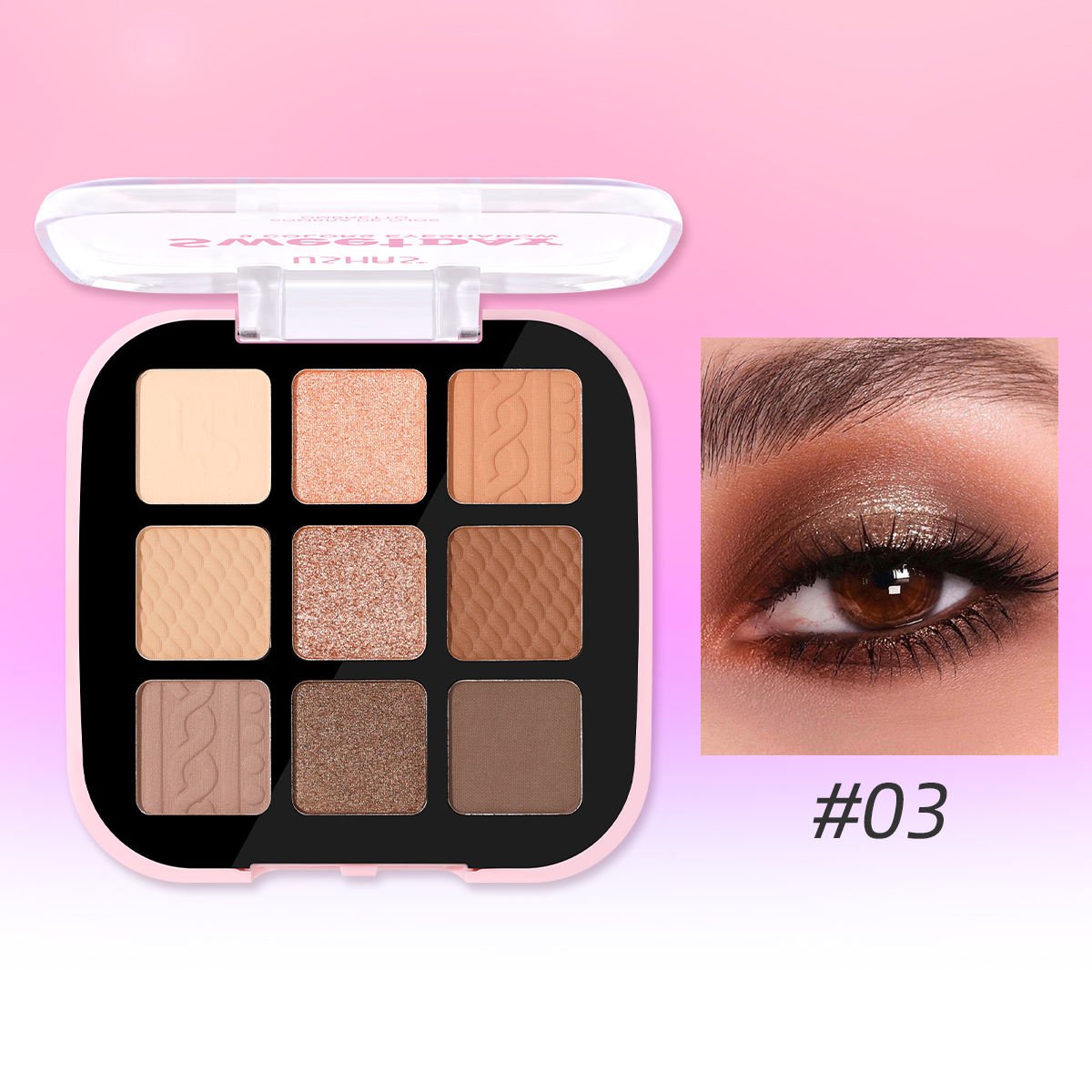 Ushas - Sweetday 9 Colors Eyeshadow (Original) - Zambeel