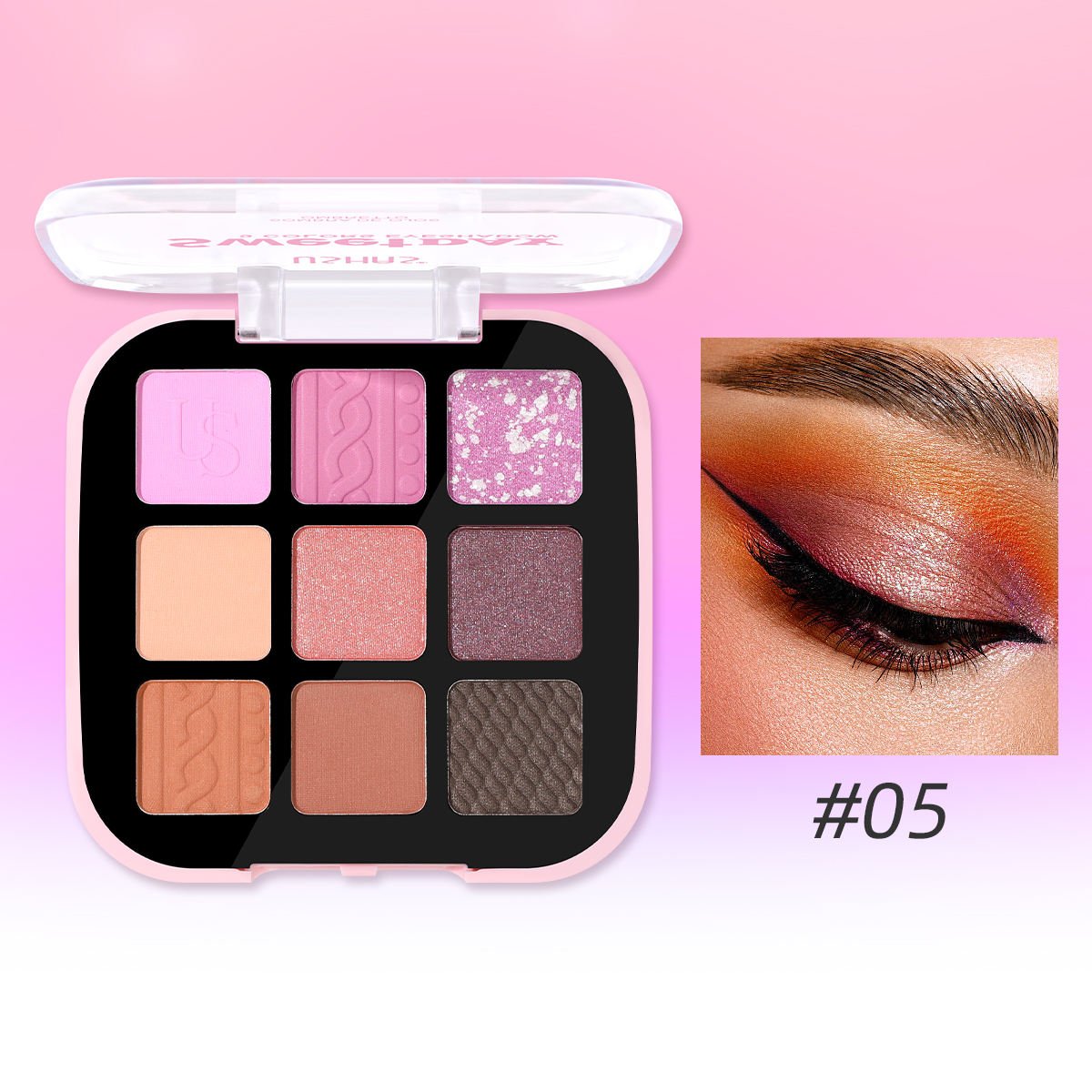 Ushas - Sweetday 9 Colors Eyeshadow (Original) - Zambeel