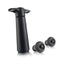 Vacuum Wine Bottle Stopper Vacuum Wine Stopper Wine Stopper Black Plastic One Two Plug - Zambeel
