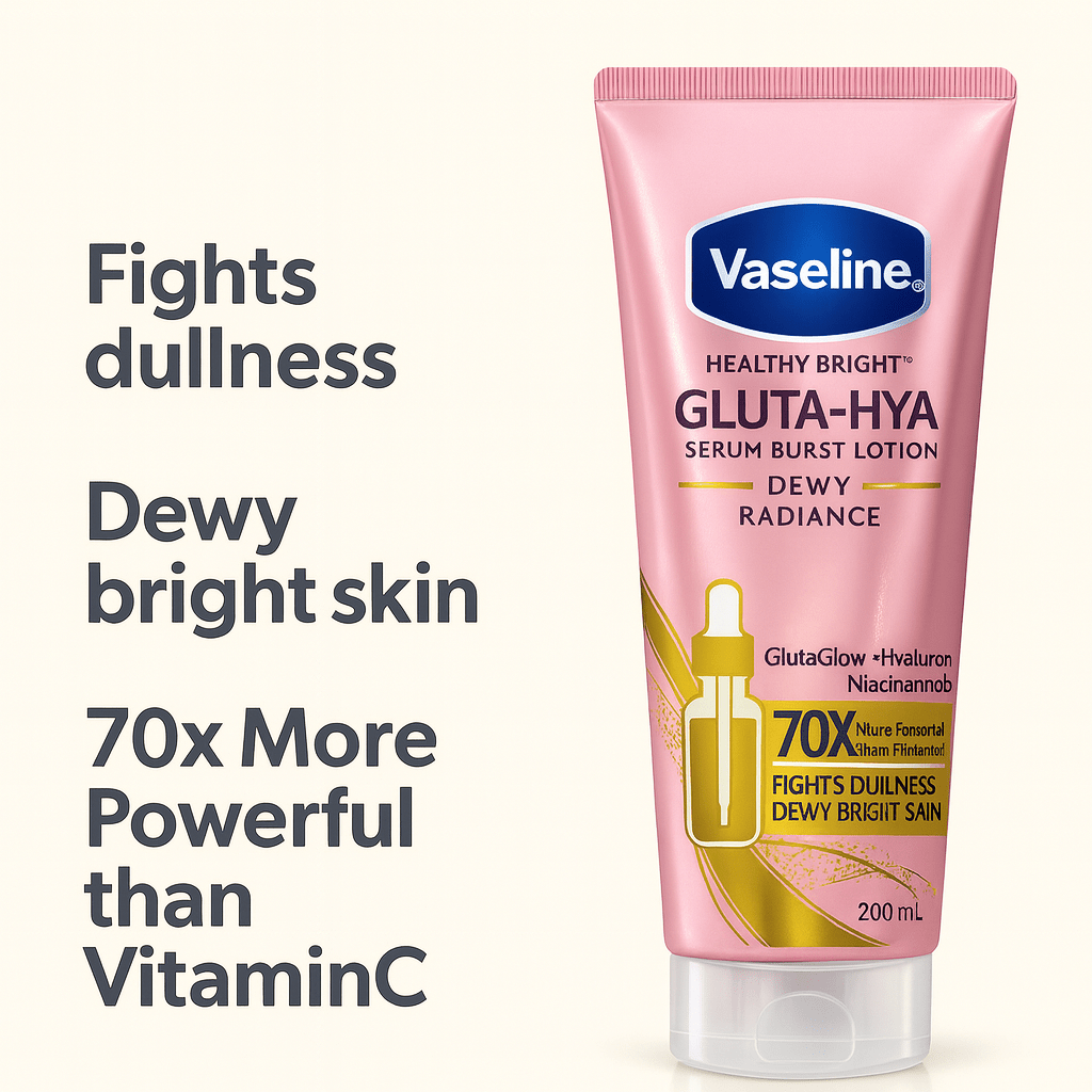 Vaseline - Healthy Bright Gluta - Hya Serum Burst Lotion - Zambeel