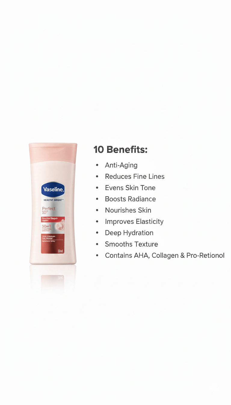 Vaseline - Healthy Bright Perfect 10 Pro - Age Repair Lotion - Zambeel