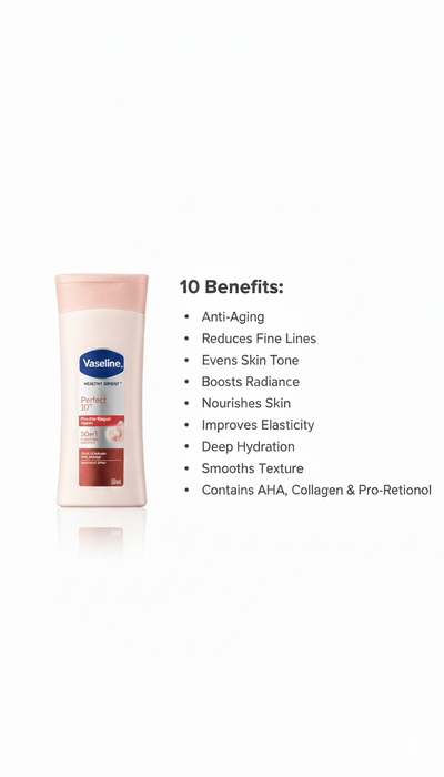 Vaseline - Healthy Bright Perfect 10 Pro - Age Repair Lotion - Zambeel