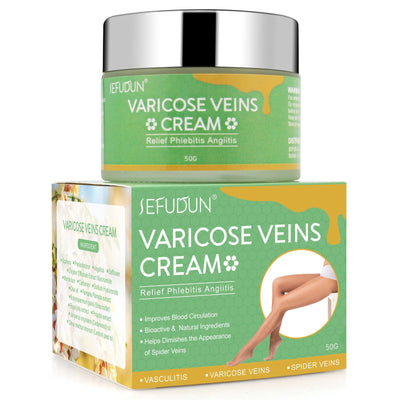 Vein Cream Red Blood Streaks Repair Earthworm Leg Bruises Bulge Relief Pain Safflower Skin care lotion Varicose Cream - Zambeel