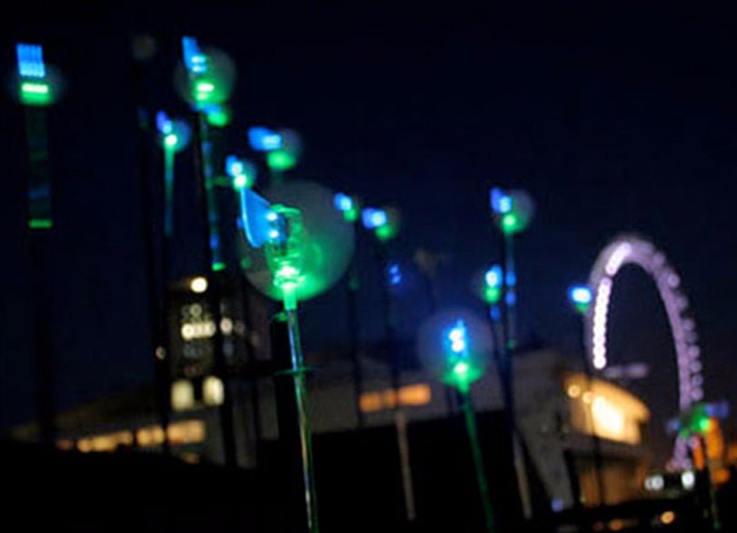 Vertical DIY Project Turbine LED Windmill Small DC Motor Wind Blade Wind Turbine - Zambeel