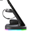 Vertical Wireless Charger Wireless Dock 3in1 Mobile Phone Headphone Charging Stand - Zambeel