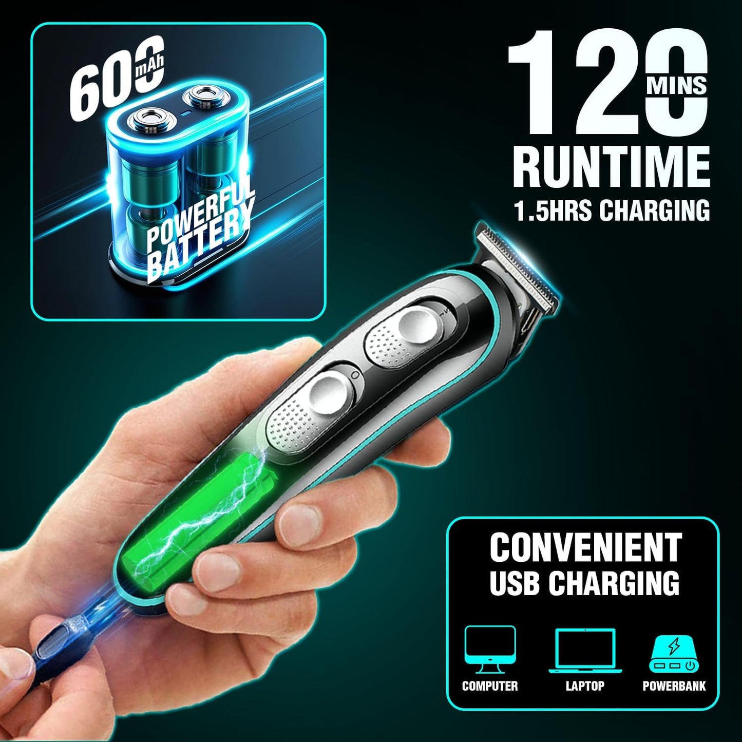 VGR - Hair Trimmer - Zambeel