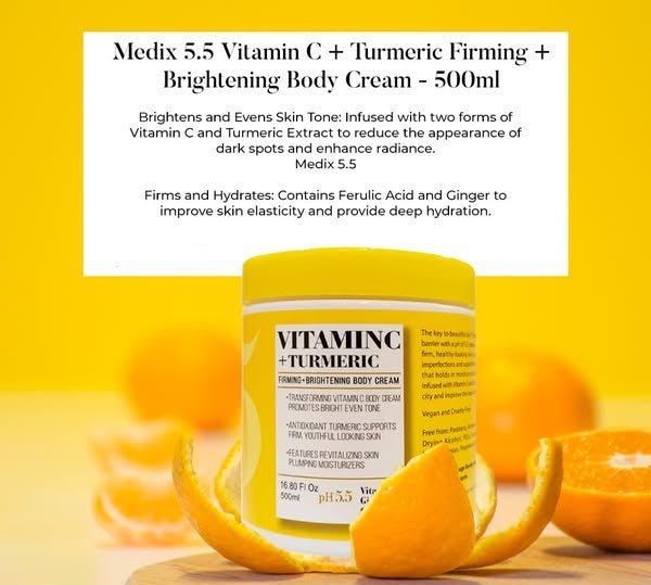 Vitamin C + Turmeric - Body Cream (Original) - Zambeel