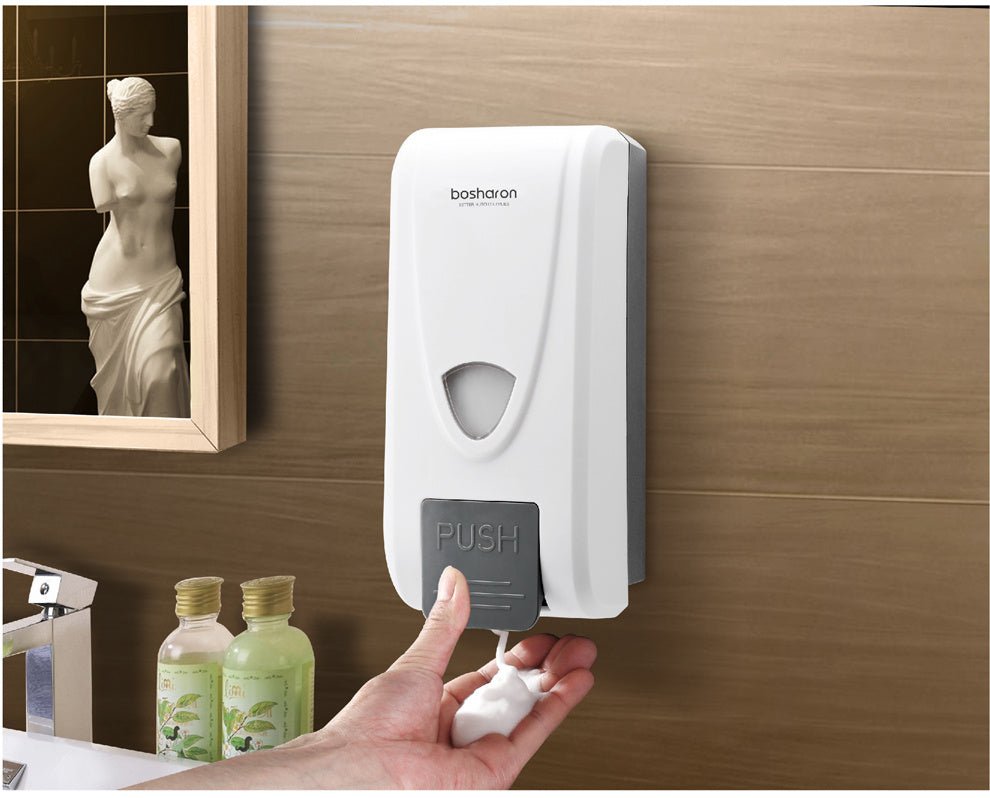 Wall - Mounted Hand Press Foam Soap Dispenser - Zambeel