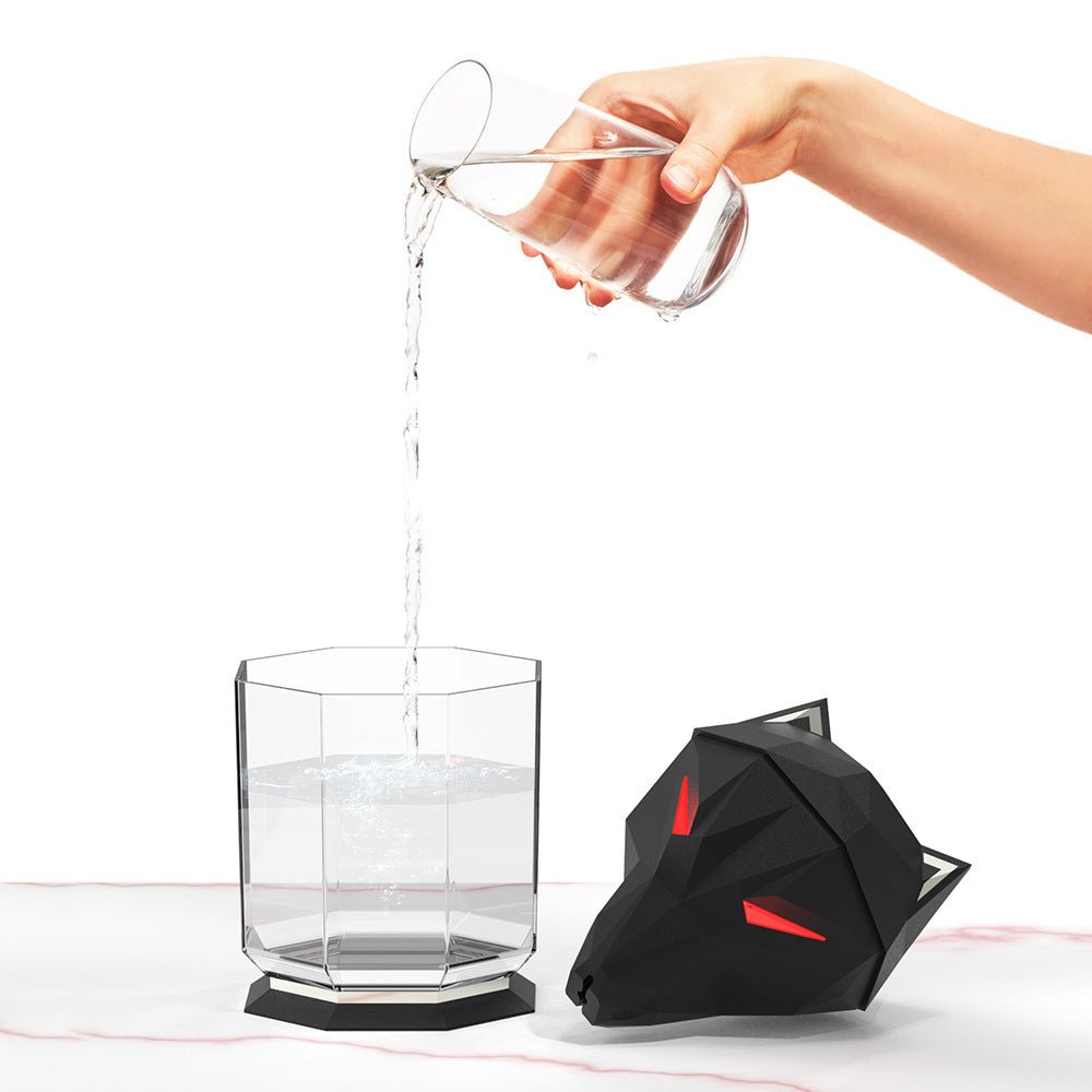 War Wolf Air Humidifier Ultrasonic Air Diffuser Colorful Lights Humidifier Air Nano Spray Home Desktop Supplies - Zambeel